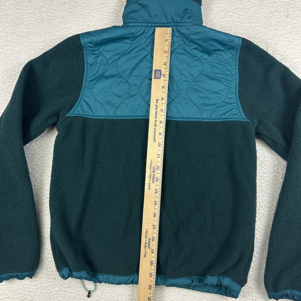 The North Face Jacket Womens XS Retro Pile Fleece Full Zip Outdoor‎ Green - Picture 15 of 16